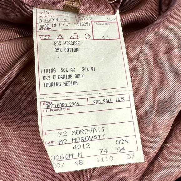 Mob Wife M2 Morovati Italy Faux Astrakhan Plush Coat Women’s IT 44 (US 8–10) MED - Picture 9 of 10